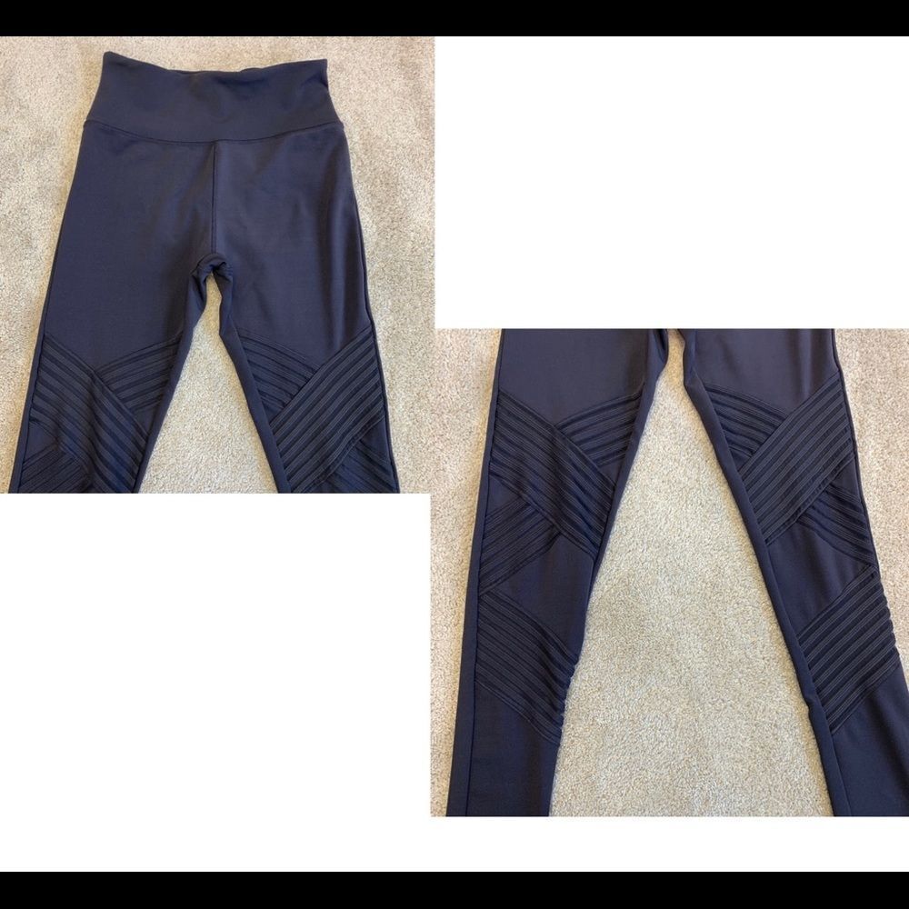 BSP BETTER SPORTS PERFORMANCE purple mauve Moto leggings size medium